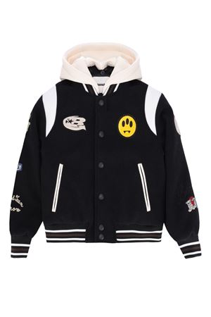 giubbotto in poliestere nero BARROW KIDS | F5BKJUJK070110